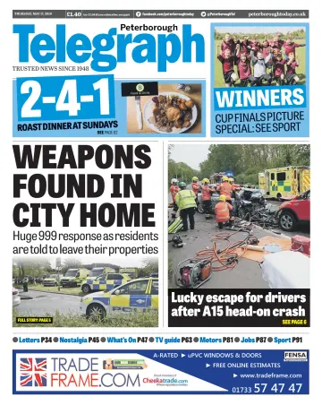The Peterborough Evening Telegraph - 17 May 2018
