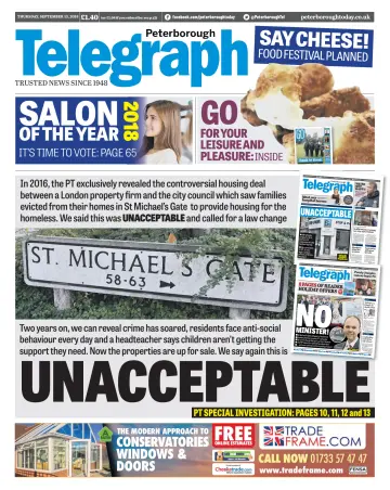 The Peterborough Evening Telegraph - 13 Sep 2018