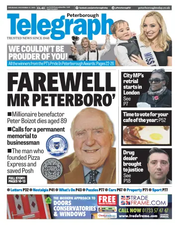 The Peterborough Evening Telegraph - 13 Dec 2018