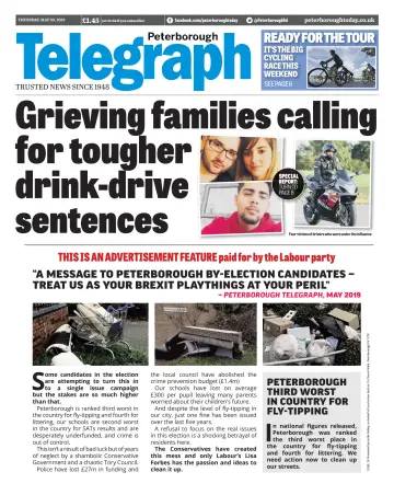 The Peterborough Evening Telegraph - 30 May 2019