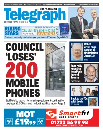 The Peterborough Evening Telegraph - 19 Sep 2019