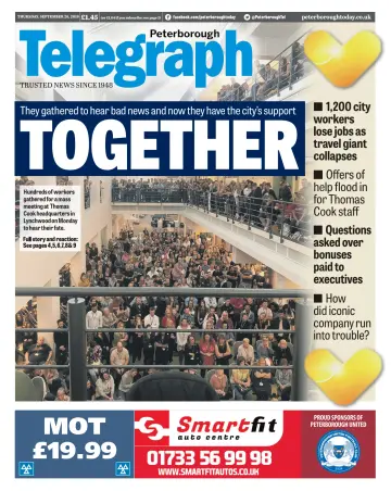 The Peterborough Evening Telegraph - 26 Sep 2019