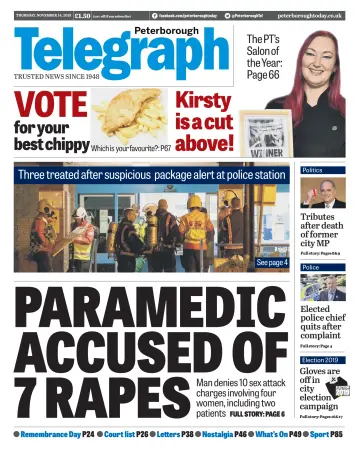 The Peterborough Evening Telegraph - 14 Nov 2019