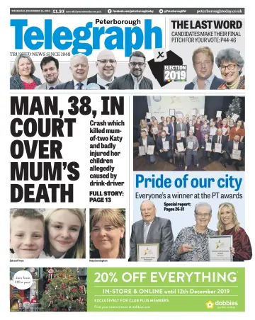 The Peterborough Evening Telegraph - 12 Dec 2019