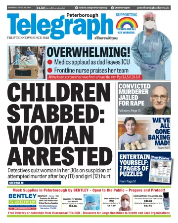 The Peterborough Evening Telegraph - 30 Apr 2020