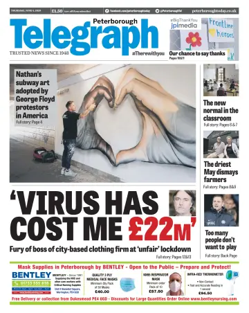 The Peterborough Evening Telegraph - 4 Jun 2020