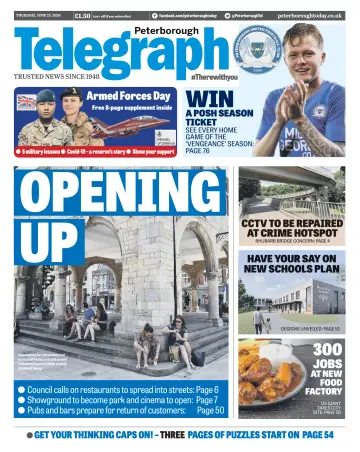 The Peterborough Evening Telegraph - 25 Jun 2020