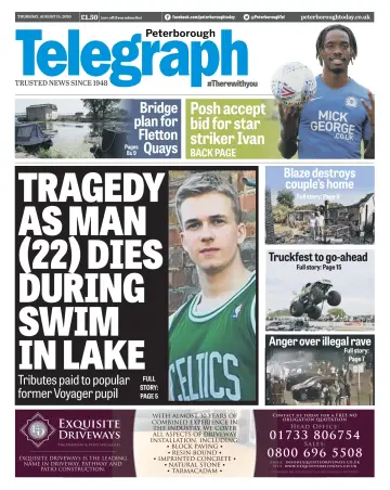 The Peterborough Evening Telegraph - 13 Aug 2020