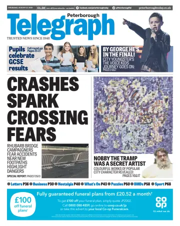 The Peterborough Evening Telegraph - 27 Aug 2020