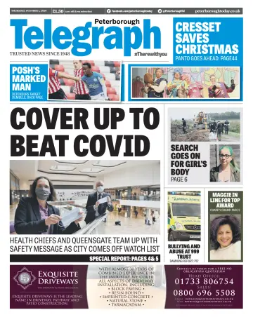 The Peterborough Evening Telegraph - 1 Oct 2020