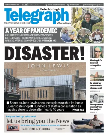 The Peterborough Evening Telegraph - 25 Mar 2021