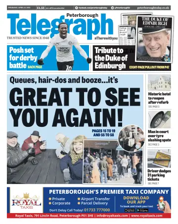 The Peterborough Evening Telegraph - 15 Apr 2021