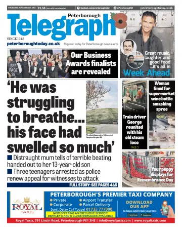 The Peterborough Evening Telegraph - 11 Nov 2021