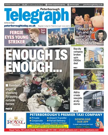 The Peterborough Evening Telegraph - 6 Jan 2022