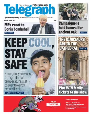 The Peterborough Evening Telegraph - 14 Jul 2022