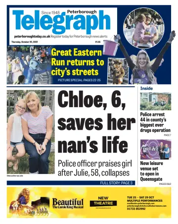 The Peterborough Evening Telegraph - 20 Oct 2022