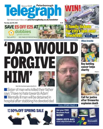 The Peterborough Evening Telegraph - 20 Apr 2023