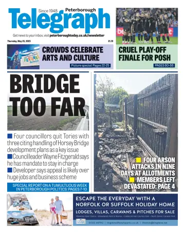 The Peterborough Evening Telegraph - 25 May 2023