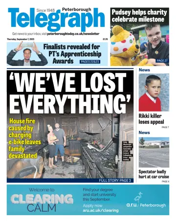 The Peterborough Evening Telegraph - 7 Sep 2023