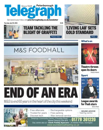 The Peterborough Evening Telegraph - 18 4月 2024