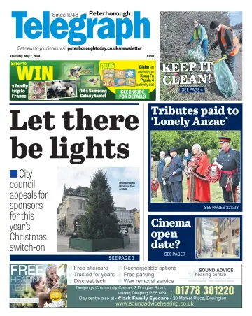 The Peterborough Evening Telegraph - 2 Bealtaine 2024