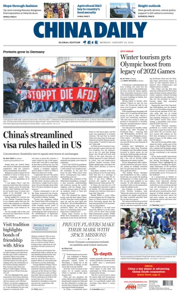 China Daily Global Edition (USA) - 22 Jan 2024