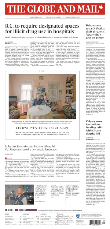 The Globe and Mail (Alberta Edition) - 12 Apr 2024