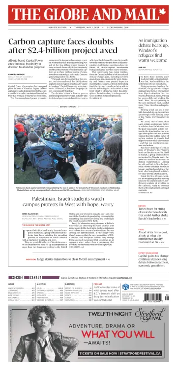The Globe and Mail (Alberta Edition) - 02 5월 2024