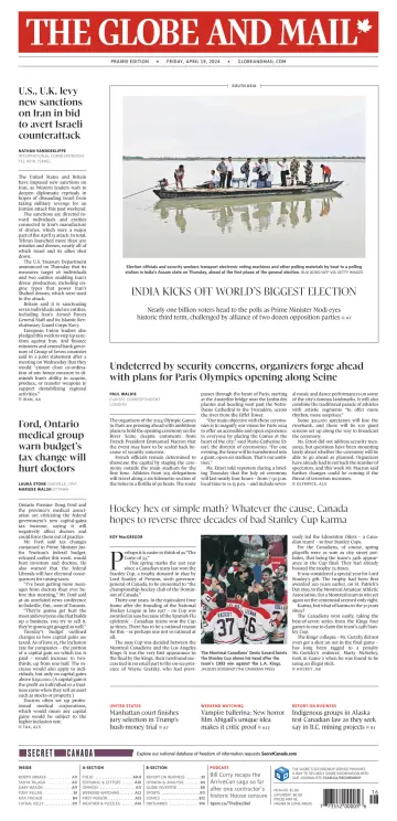 The Globe and Mail (Prairie Edition) - 19 Apr 2024