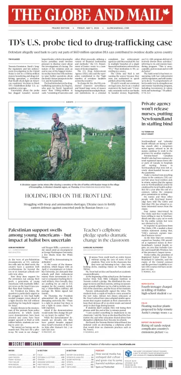 The Globe and Mail (Prairie Edition) - 03 5월 2024