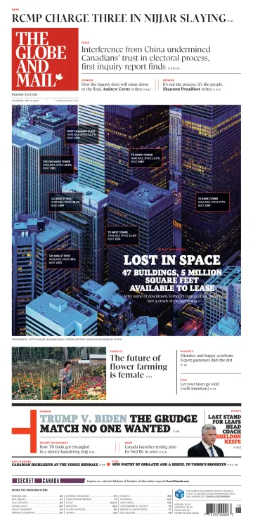 The Globe and Mail (Prairie Edition) - 04 5월 2024