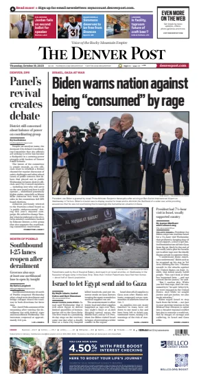 PHOTOS: Denver Post front pages