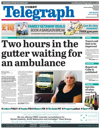 Northants Evening Telegraph - 19 Jul 2012
