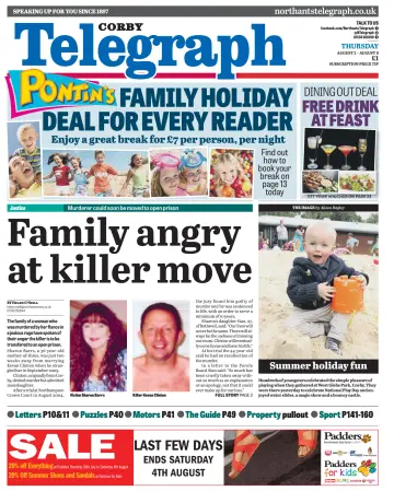 Northants Evening Telegraph - 2 Aug 2012