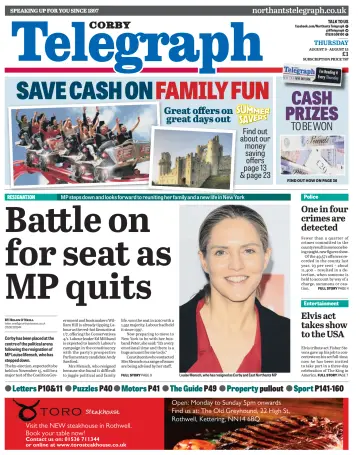 Northants Evening Telegraph - 9 Aug 2012