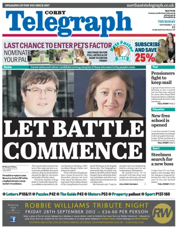 Northants Evening Telegraph - 6 Sep 2012