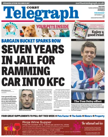Northants Evening Telegraph - 20 Sep 2012