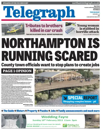 Northants Evening Telegraph - 3 Jan 2013