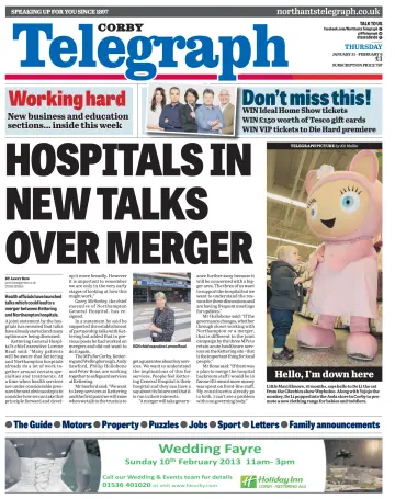 Northants Evening Telegraph - 31 Jan 2013