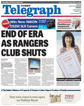 Northants Evening Telegraph - 7 Feb 2013