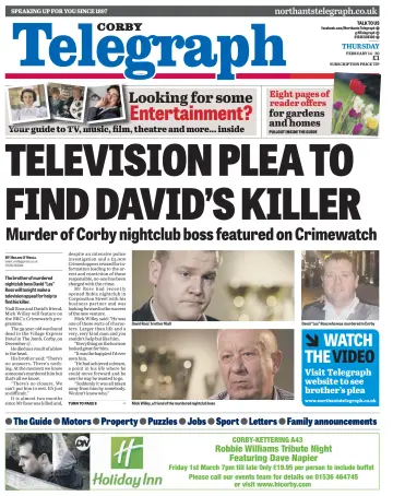 Northants Evening Telegraph - 14 Feb 2013