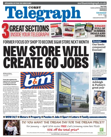 Northants Evening Telegraph - 30 May 2013