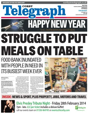 Northants Evening Telegraph - 2 Jan 2014