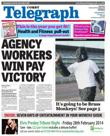 Northants Evening Telegraph - 9 Jan 2014