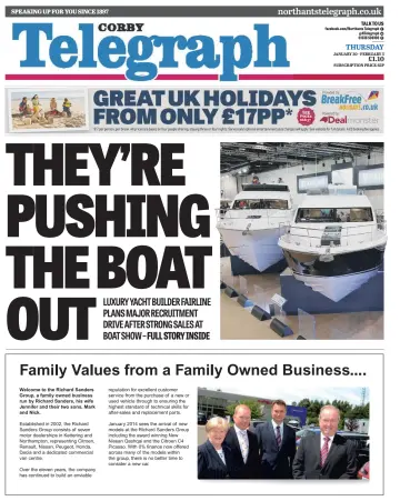 Northants Evening Telegraph - 30 Jan 2014