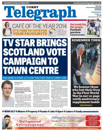 Northants Evening Telegraph - 7 Aug 2014