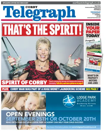 Northants Evening Telegraph - 25 Sep 2014
