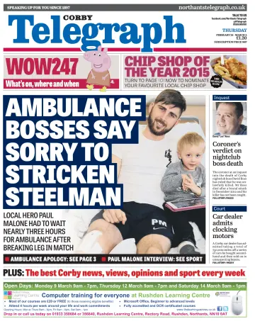 Northants Evening Telegraph - 26 Feb 2015
