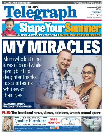 Northants Evening Telegraph - 6 Aug 2015