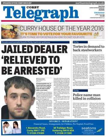 Northants Evening Telegraph - 14 Apr 2016